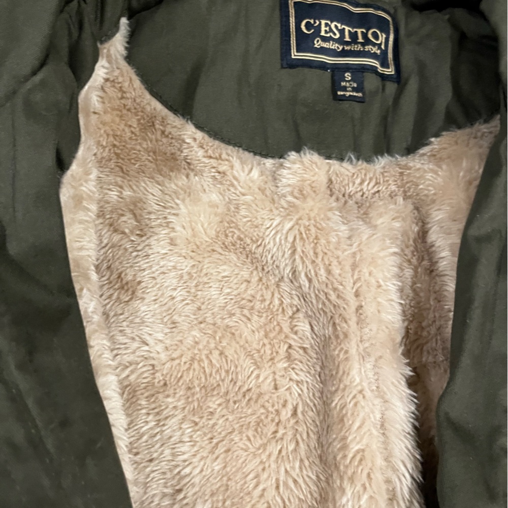 Olive Green Vest - Picture 3 of 6